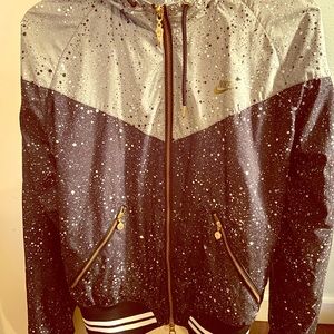 Nike throwback splatter track jacket